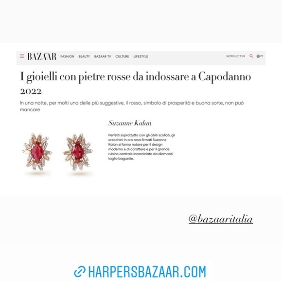 Suzanne Kalan Ruby & Diamond Ring Size 9 - Picture 7 of 7